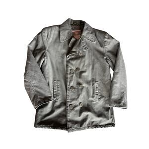 Rothco USN Issue Olive Green Large Button Up Peacoat